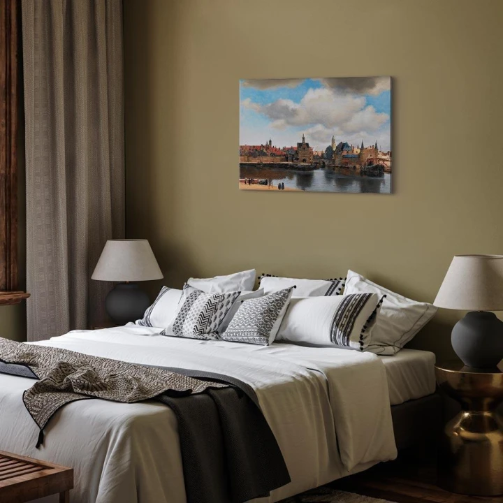 Obraz - Jan Vermeer – Widok Delft