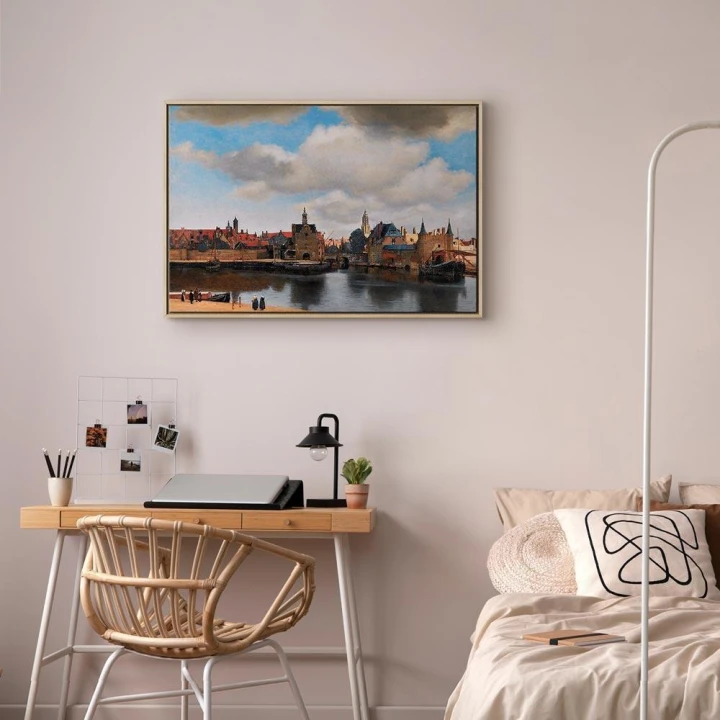 Obraz - Jan Vermeer – Widok Delft