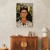 Obraz - Frida Kahlo – Autoportret z naszyjnikiem z cierni i kolibrem