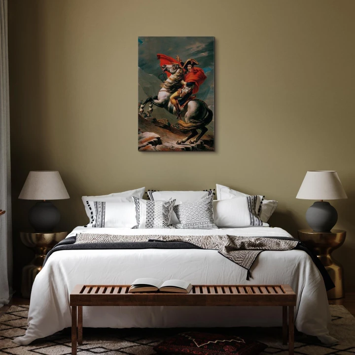Obraz - Jacques-Louis David – Napoleon przekraczający Alpy