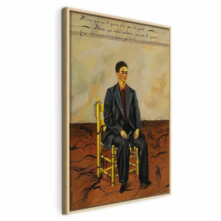 Obraz - Frida Kahlo – Autoportret z obciętymi włosami