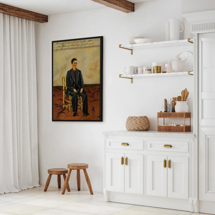 Obraz - Frida Kahlo – Autoportret z obciętymi włosami