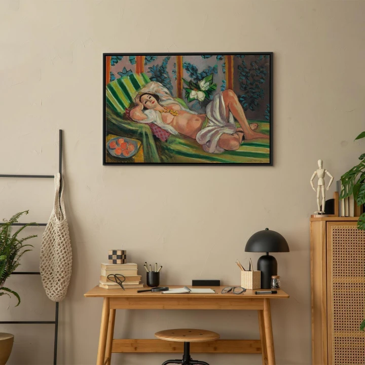 Obraz - Henri Matisse – Leżąca odaliska z magnoliami