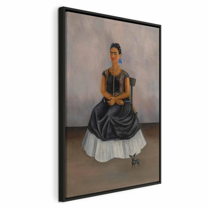 Obraz - Frida Kahlo – Autoportret z psem Itzcuintli