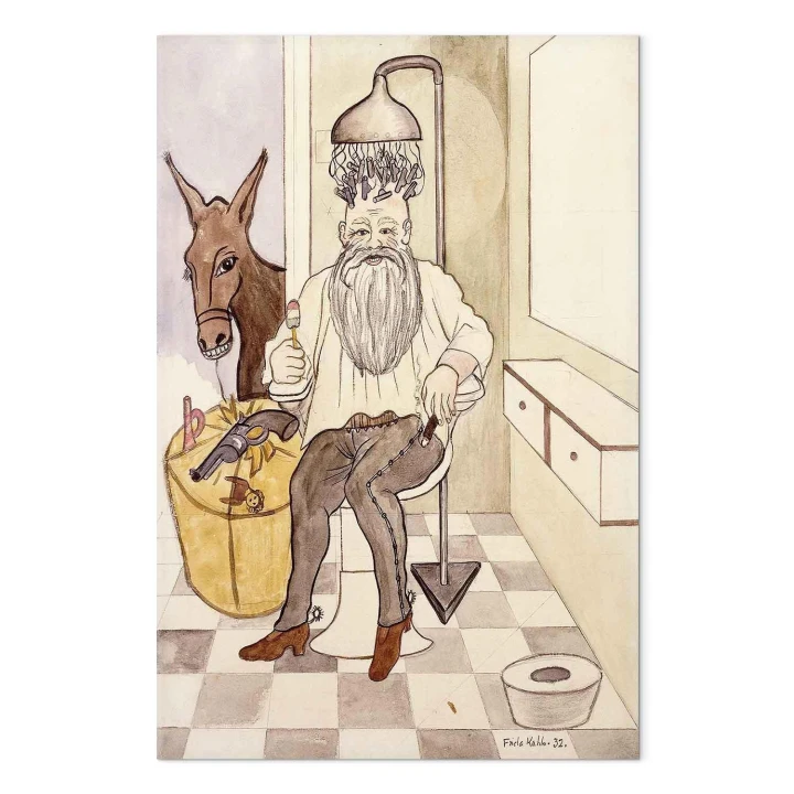 Obraz - Frida Kahlo – Salon piękności