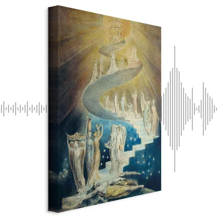Obraz - William Blake – Drabina Jakubowa