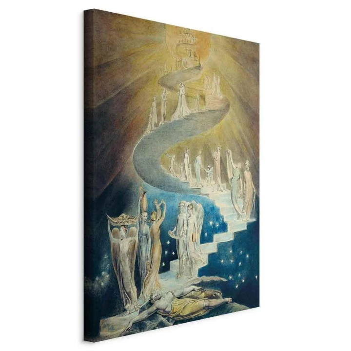 Obraz - William Blake – Drabina Jakubowa