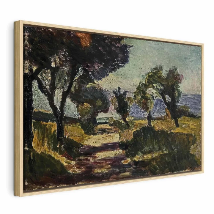 Obraz - Henri Matisse – Korsykański krajobraz z drzewami oliwnymi
