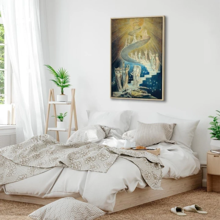Obraz - William Blake – Drabina Jakubowa