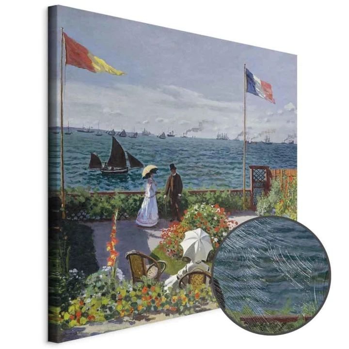 Obraz - Claude Monet – Taras w Sainte-Adresse
