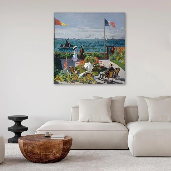 Obraz - Claude Monet – Taras w Sainte-Adresse