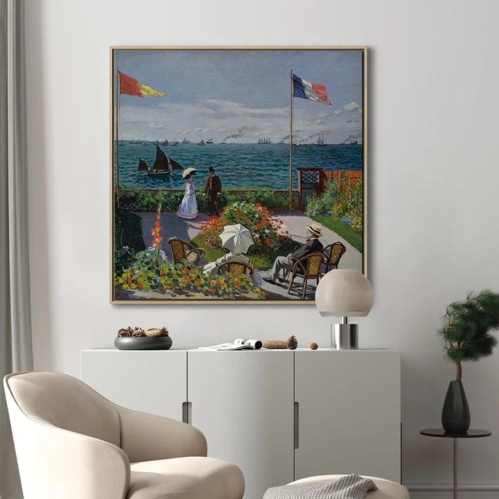 Obraz - Claude Monet – Taras w Sainte-Adresse