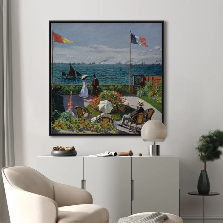 Obraz - Claude Monet – Taras w Sainte-Adresse