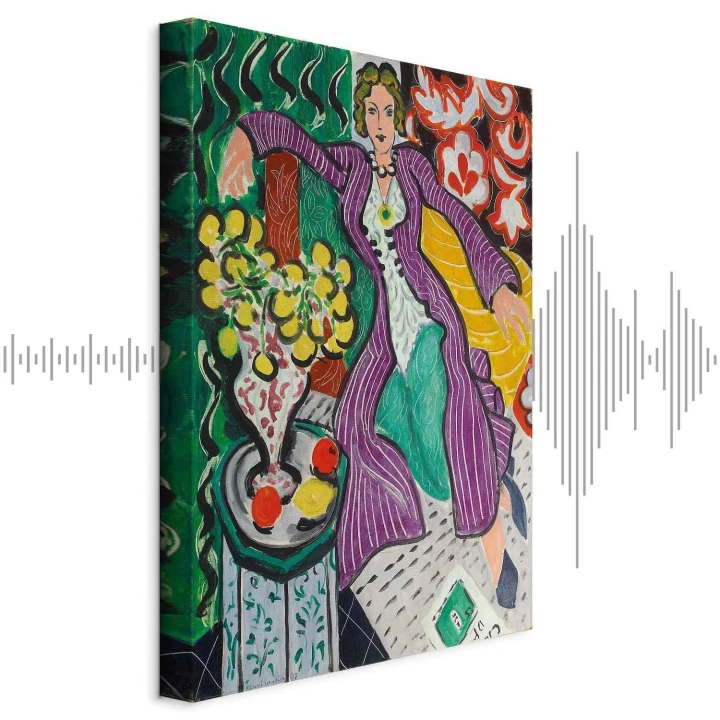 Obraz - Henri Matisse – Kobieta w fioletowym płaszczu