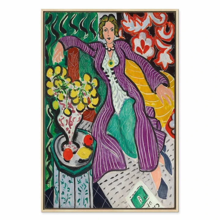 Obraz - Henri Matisse – Kobieta w fioletowym płaszczu