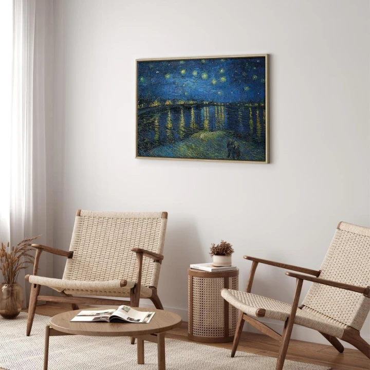 Obraz - Vincent van Gogh – Gwieździsta noc nad Rodanem