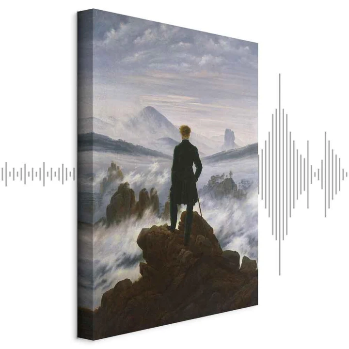 Obraz - Caspar David Friedrich – Wędrowiec nad morzem mgły