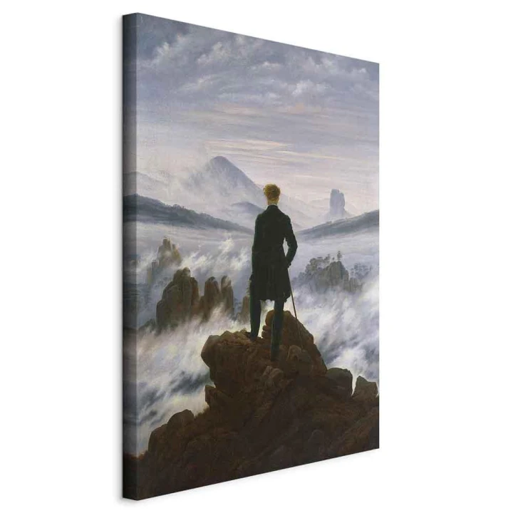 Obraz - Caspar David Friedrich – Wędrowiec nad morzem mgły