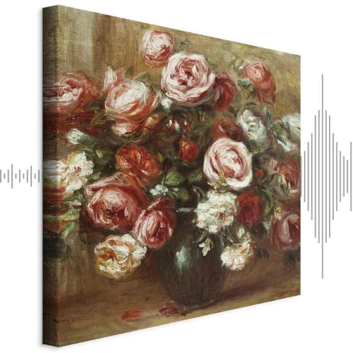 Obraz - Pierre-Auguste Renoir – Bukiet róż (martwa natura)