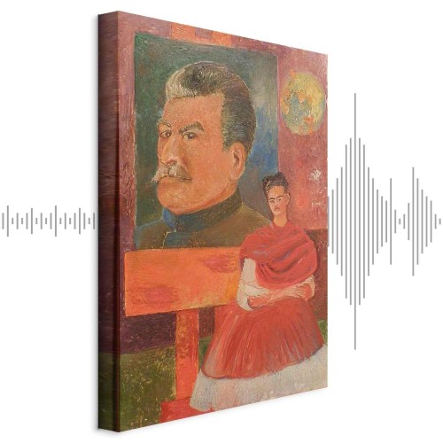 Obraz - Frida Kahlo – Autoportret ze Stalinem