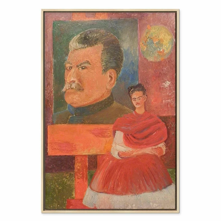 Obraz - Frida Kahlo – Autoportret ze Stalinem