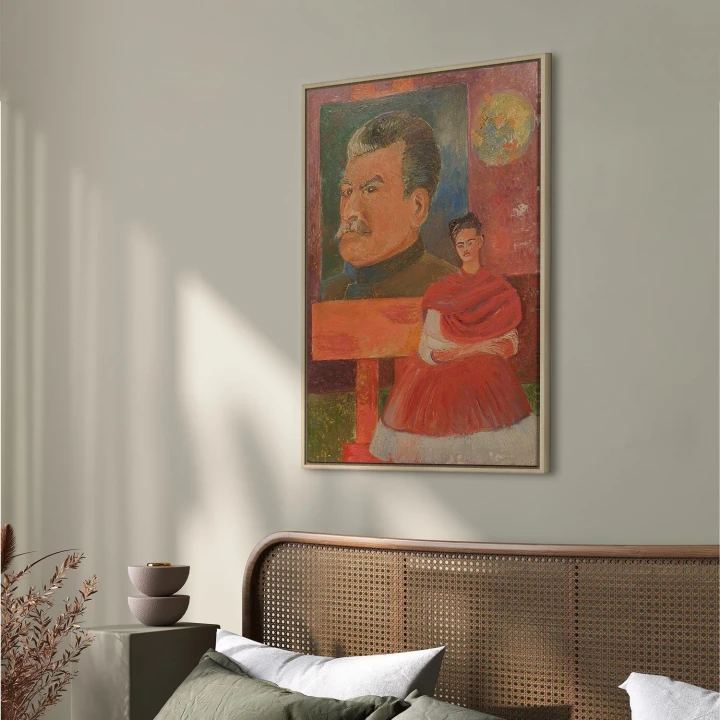 Obraz - Frida Kahlo – Autoportret ze Stalinem