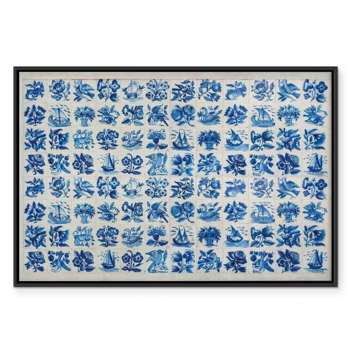Obraz - Płytki azulejos - tradycyjne ceramiczne portugalskie kafle