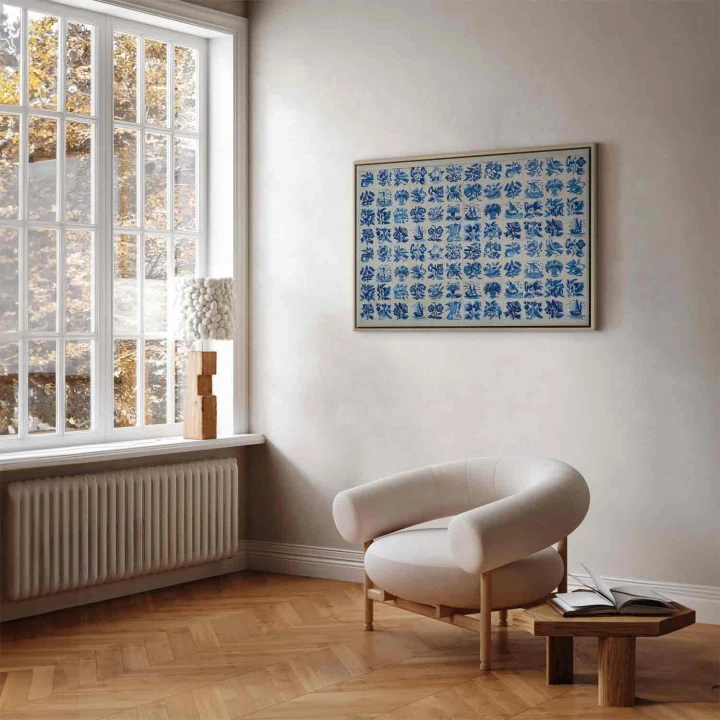 Obraz - Płytki azulejos - tradycyjne ceramiczne portugalskie kafle