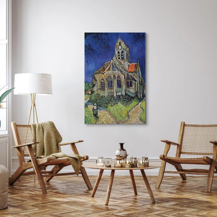 Obraz - Vincent van Gogh – Kościół w Auvers