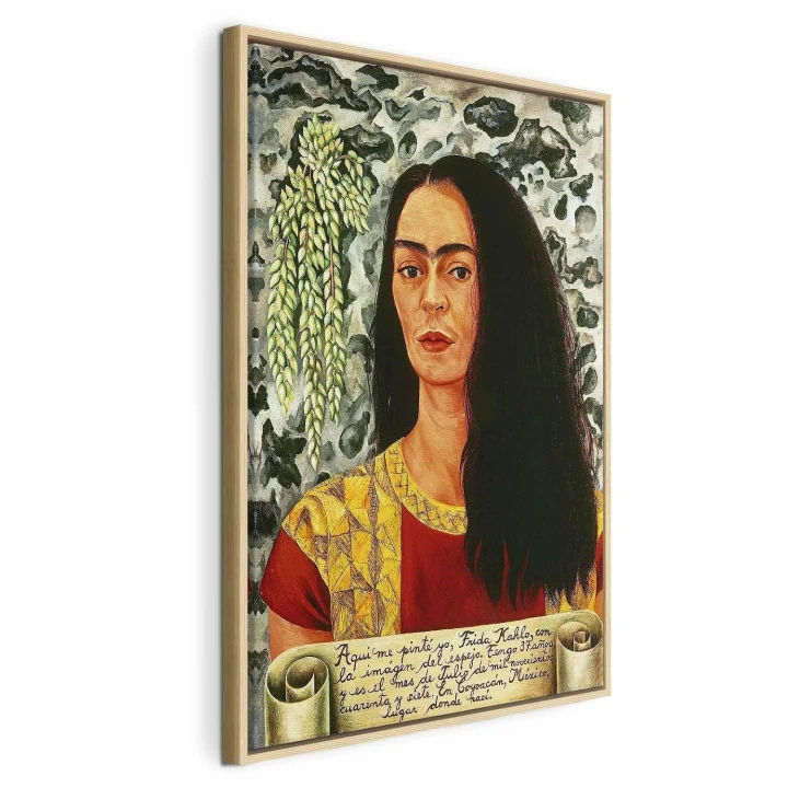 Obraz - Frida Kahlo – Autoportret z rozpuszczonymi włosami