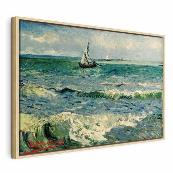 Obraz - Vincent van Gogh – Widok morza w Saintes-Maries