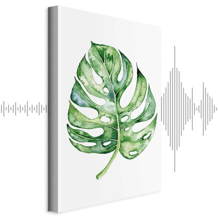 Obraz - Akwarelowa monstera (1-częściowy) pionowy