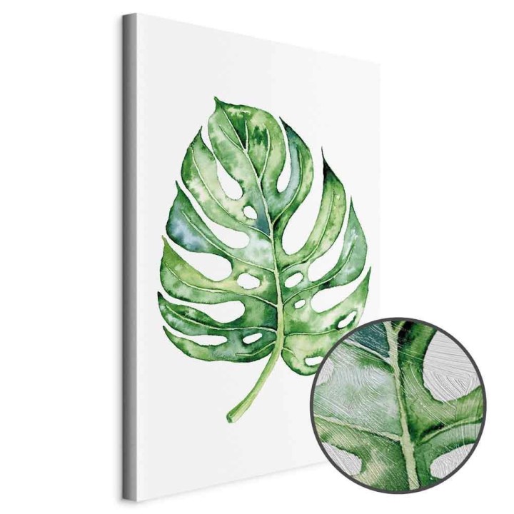 Obraz - Akwarelowa monstera (1-częściowy) pionowy