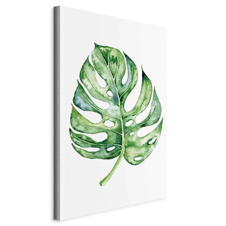 Obraz - Akwarelowa monstera (1-częściowy) pionowy