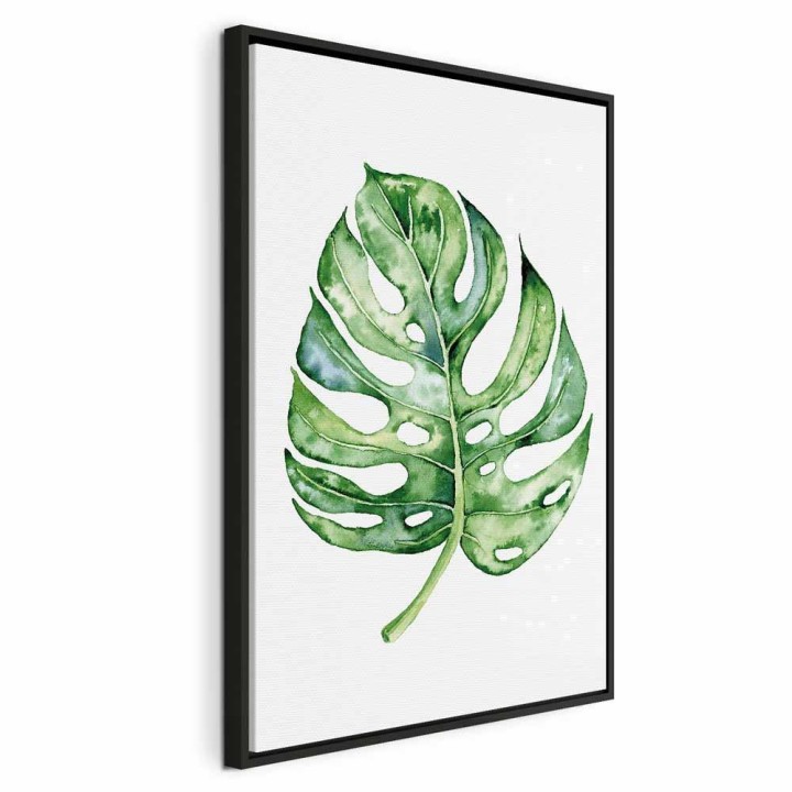 Obraz - Akwarelowa monstera (1-częściowy) pionowy