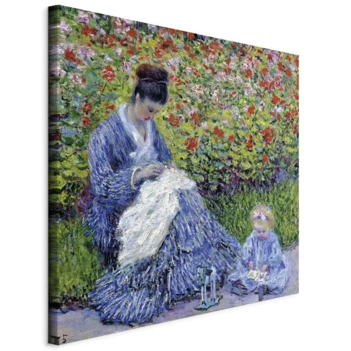 Obraz - Claude Monet – Pani Monet i dziecko