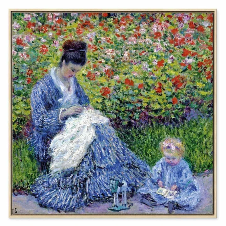 Obraz - Claude Monet – Pani Monet i dziecko