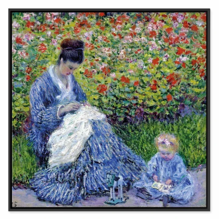Obraz - Claude Monet – Pani Monet i dziecko