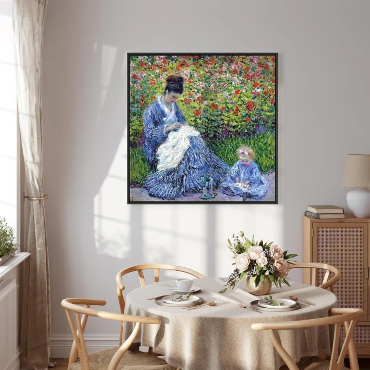Obraz - Claude Monet – Pani Monet i dziecko