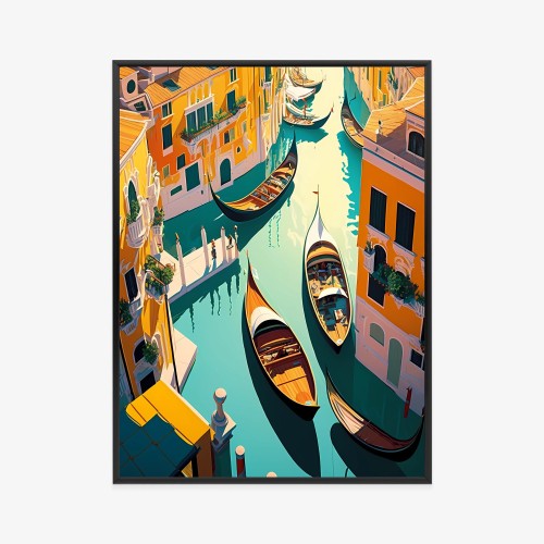 Plakat Rejs Gondolami Po Weneckich Kanałach