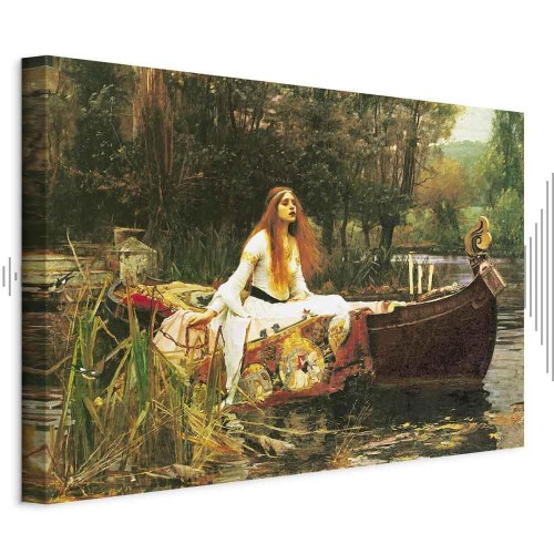 Obraz - John William Waterhouse – Pani z Shalott