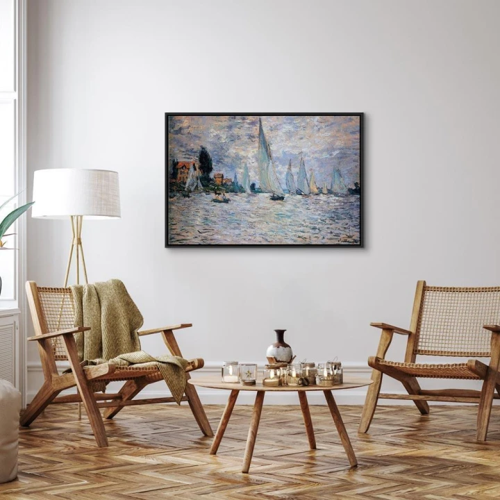 Obraz - Claude Monet - Żaglówki, Regaty w Argenteuil