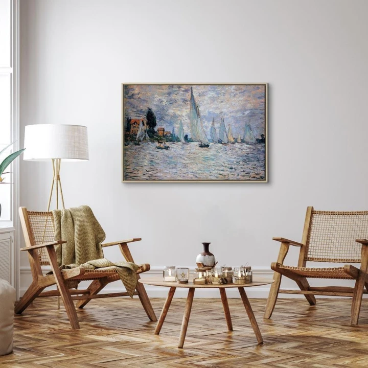 Obraz - Claude Monet - Żaglówki, Regaty w Argenteuil
