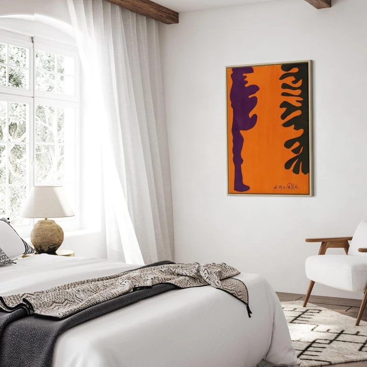 Obraz - Henri Matisse – Arabeski na pomarańczowym tle