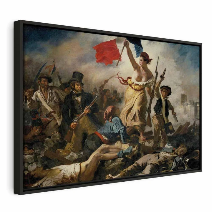 Obraz - Eugène Delacroix – Wolność wiodąca lud na barykady