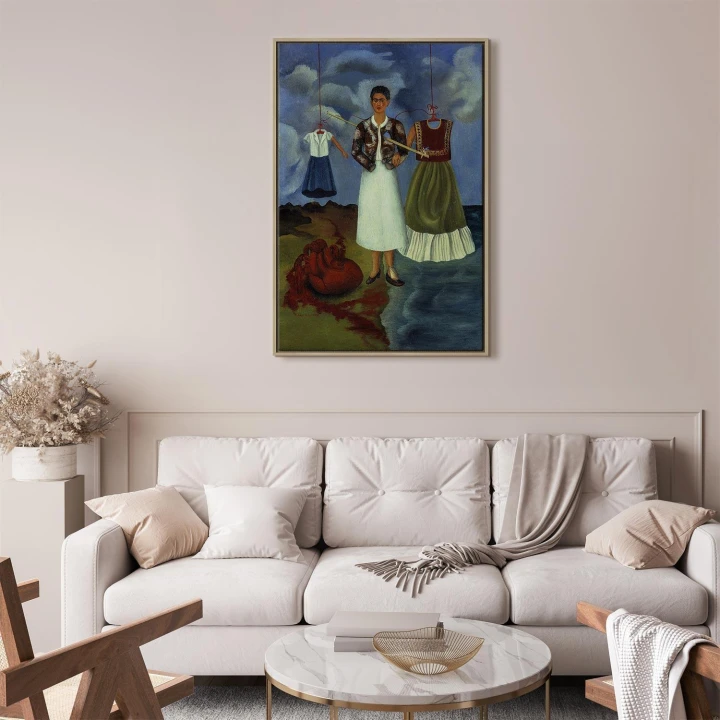 Obraz - Frida Kahlo – Pamięć (Rana otwarta)