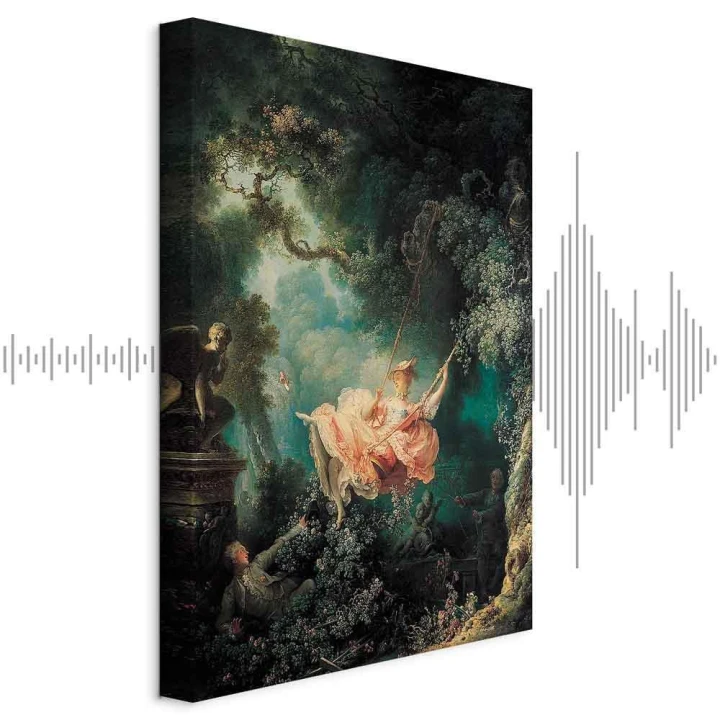 Obraz - Jean-Honoré Fragonard – Huśtawka