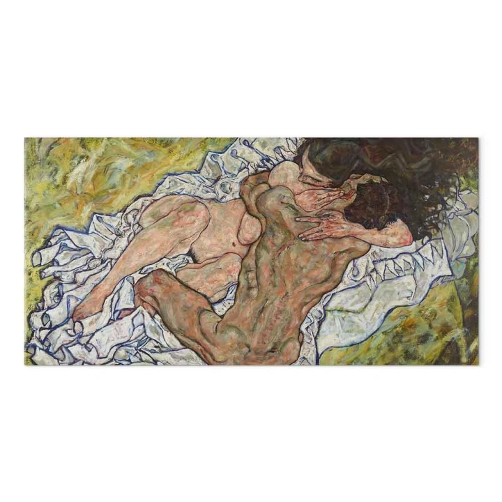 Obraz - Egon Schiele – Uścisk (Kochankowie II)