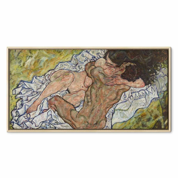 Obraz - Egon Schiele – Uścisk (Kochankowie II)