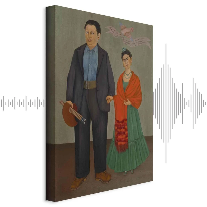 Obraz - Frida Kahlo – Frida i Diego Rivera